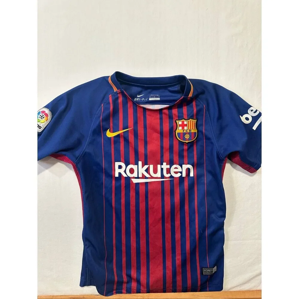 Nike FC Barcelona Lionel Messi #10 Home Jersey Kids Size 24 Dri-FIT 2017 2018